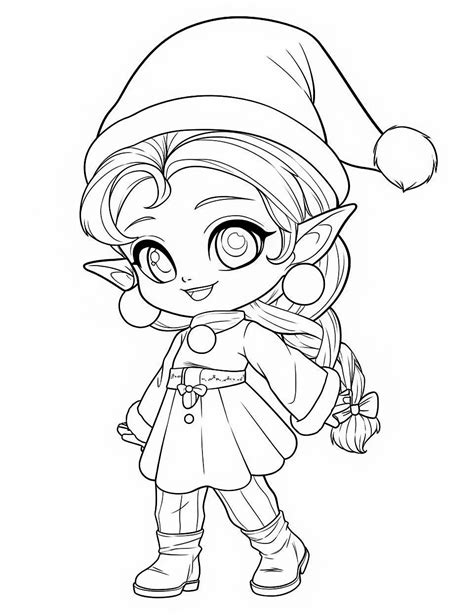 Elves Coloring Pages: 36 Awesome Elf Coloring Pages for Kids and Adults ...