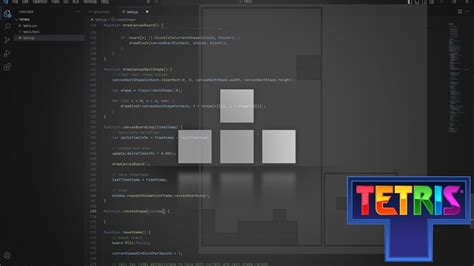 Tetris En Javascript Partie Cr Ation Du Html Css Et Js Boucle De