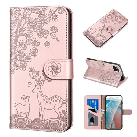 Pen Enkov Pouzdro Embossing Pattern Jelen R Ov Samsung Galaxy A