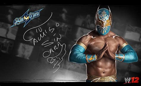 Wwe Sin Cara Wrestle Mania Rey Misterio Illustration Sports