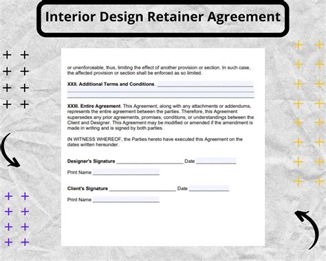 Interior Design Retainer Agreement Interior Design Retainer Agreement