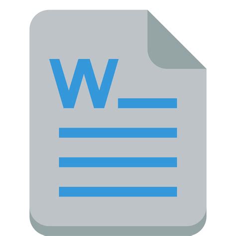 Word File Icon Png #22222 - Free Icons Library