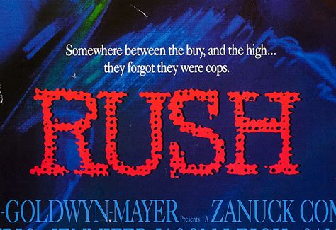 Rush 1991 Movie Poster Fonts In Use