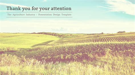 The Agriculture Industry Background PowerPoint