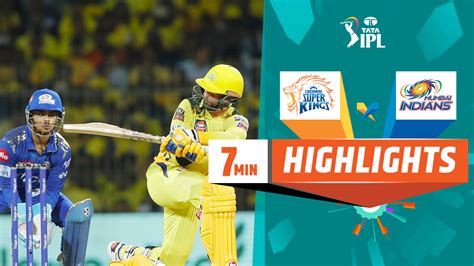 Watch CSK Vs MI Highlights Video Online(HD) On JioCinema