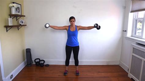 How To Do Dumbbell Lateral Raises With Proper Form Exercise Tutorial