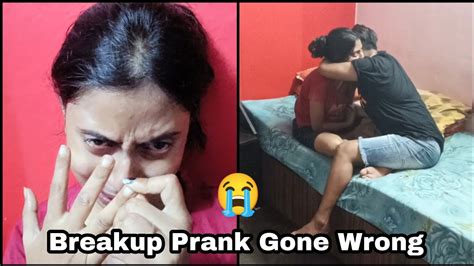 Breakup Prank On Misthu Gone Extremely Wrong 🥺 She Cried Prank On