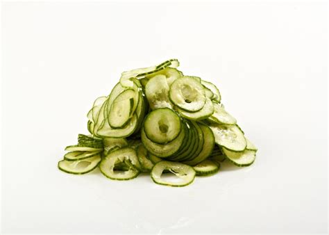 AGURKER skiver - Snitgrønt