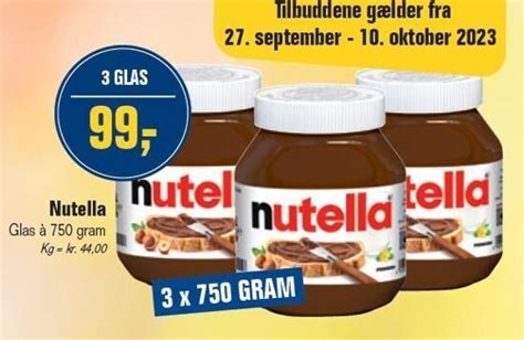 Nutella Tilbud Hos Otto Duborg