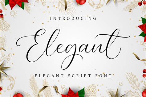 Elegant Elegant Script Font Script Fonts ~ Creative Market