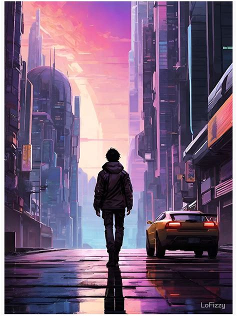 "Last Survivor - Epic Cyberpunk Scenery" Art Board Print for Sale by ...