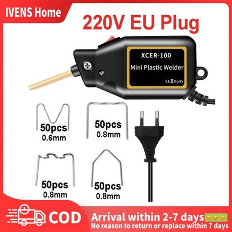 Cod Original New Plastic Welder Mini W Heat Gun Hot Stapler Plastic