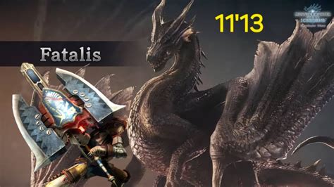 Monster Hunter World Iceborne Fatalis Charge Blade Solo 11 13 YouTube