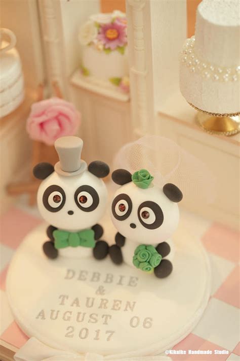 Panda Wedding Cake Topper K955 Wedding Cake Toppers Wedding Cakes