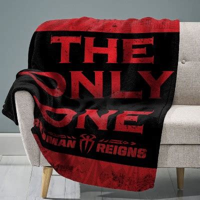 Sleep Squad Wwe Roman Reigns 60 X 80 Raschel Plush Blanket The Only