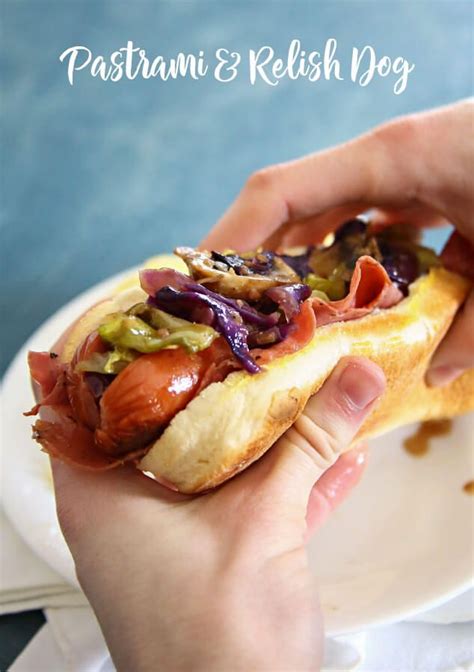 Pastrami And Relish Dog Is An Oversized Hot Dog Paired With Pastrami