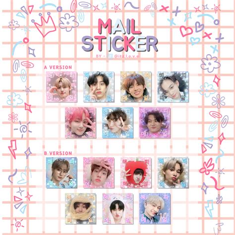 Enhypen Mail Sticker Set Shopee Malaysia