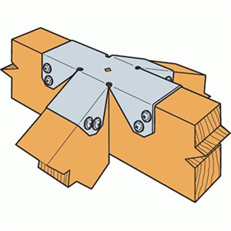 Simpson FWH2 2x Four Way Connector - Galvanized