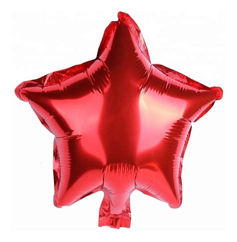 Paquete De 50 Globos Metálicos De Estrella 18 Pulgadas 45cm Sharys