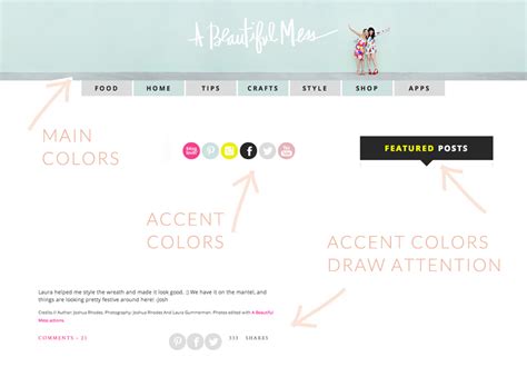 Blog Design Color Tips - angiemakes.com