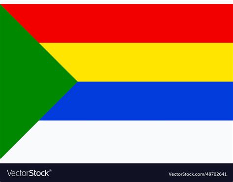 Flag of druze Royalty Free Vector Image - VectorStock