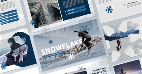 Snowflake - Winter Multipurpose Presentation PowerPoint Template