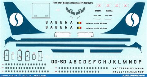 Two Six Decals Boeing 737 200 11305 Airlinercafe