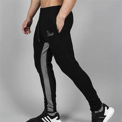 High Elastic Mens Sports Pant Running Pants Men Compression Tight Sportswear Gym Training