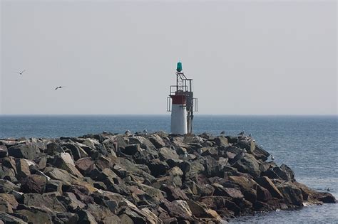 Atlantic Coast Of Canada Nova Scotia Glace Bay North Breakwater