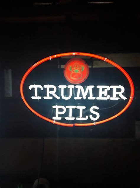 Custom Trumer Pils Beer Neon Sign Tube Neon Light Custom Neon Signs