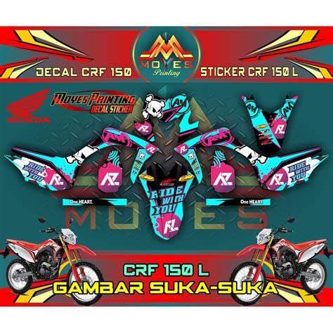 Jual Decal Crf 150 Fullbody Dekal Crf Fullbody Stiker Variasi CRF 150R