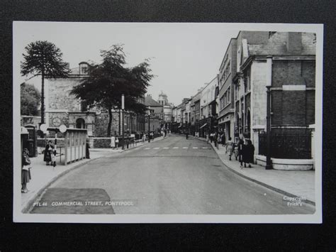 Wales Cymru Pontypool Commercial Street C1950s Rp Postcard By Frith