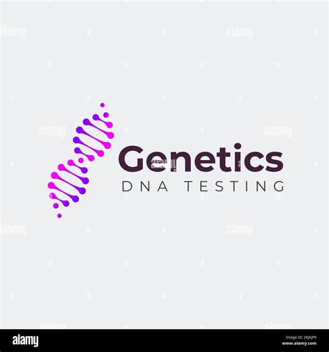 Dna Spiral Life Gene Model Bio Code Medicine Gene Helix Structure Logotype Vector