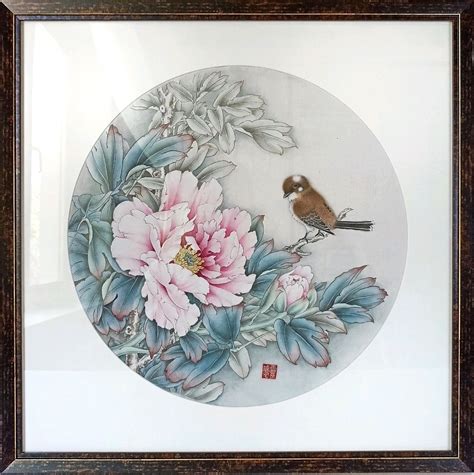 Очарование весны. Китайская живопись гунби в интернет-магазине Ярмарка ...