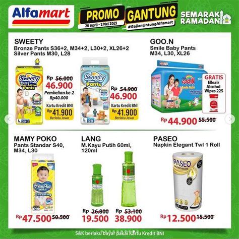 Besok Terakhir Katalog Promo Alfamart Hingga Mei Wafer Rp