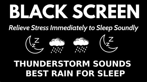 Relieve Stress Immediately To Sleep Soundly With Heavy Rain Thunder