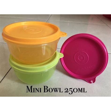 Tupperware Mini Bowl 250ml3 Shopee Malaysia