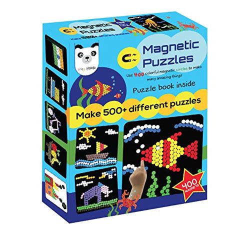 Play Panda Magnetic Puzzles : Circles – Includes 400 Magnets, 200 ...