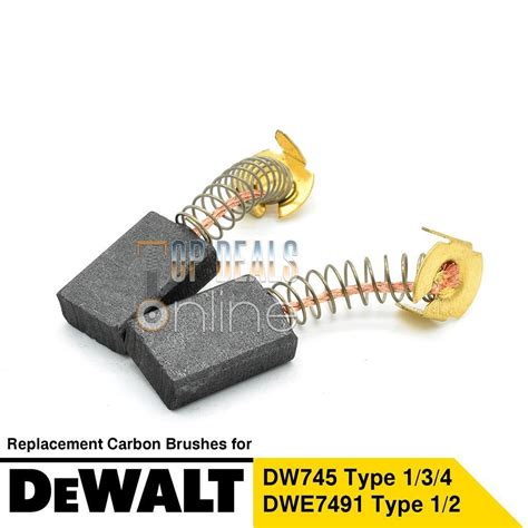 Carbon Brushes For Dewalt Dw745 Type 134 Dwe7491 Type 12 Table Saws 230v Ebay