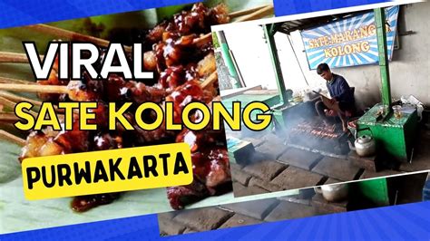 Sate Kolong Purwakarta Murah Dan Enak Kuliner Purwakarta Youtube