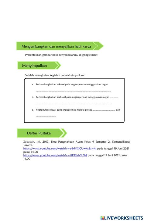 Perkembangbiakan Generatif Dan Vegetatif Pada Tumbuhan