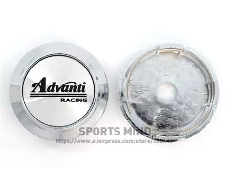 X Mm Advanti Racing Emblems Wheel Caps Hubcaps Rim Caps Badges Silver