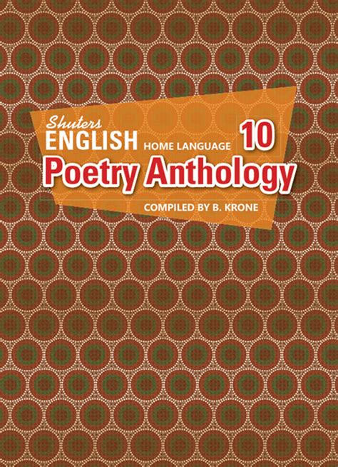 Shuters Hl Poetry Anthology School Edition 9780796074201 Caxton Books