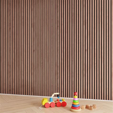 Denpanels Akustikpaneel Walnuss Schwarz MDF Schwarz 300 X 60 Cm Kaufen