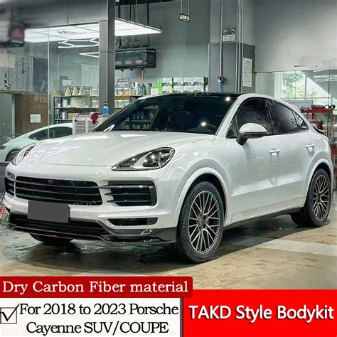 L Bio Traseiro Saia Lateral Boot Spoiler Para Porsche Cayenne A