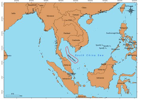 The Location Map Of The Malay Basin It Is Located Offshore The