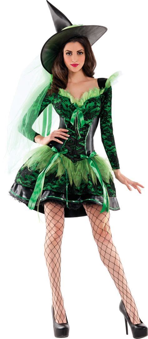 Adult Emerald Wicked Witch Body Shaper Costume Party City Sexy Witch Costume Costumes For