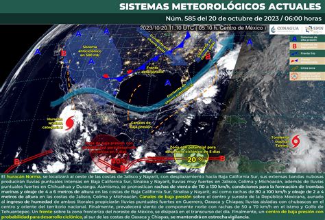 El Huracán Norma Producirá Lluvias Intensas En Baja California Sur Sinaloa Y Nayarit Enfoque