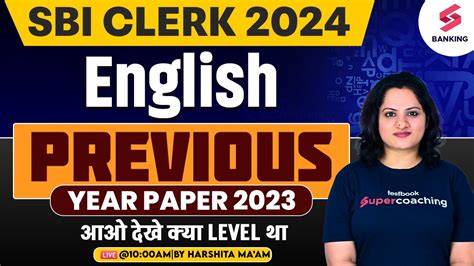 Sbi Clerk Pre Sbi Clerk English Previous Year Question Paper