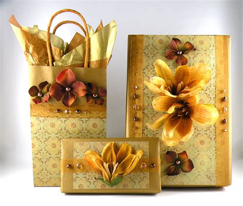 DIY Fall Gift Wrap Golden Magnolia Gina Tepper